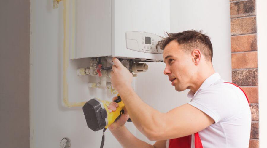 Local tankless water heater installation in Alvada, OH